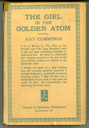 #165196) THE GIRL IN THE GOLDEN ATOM. Ra Cummings