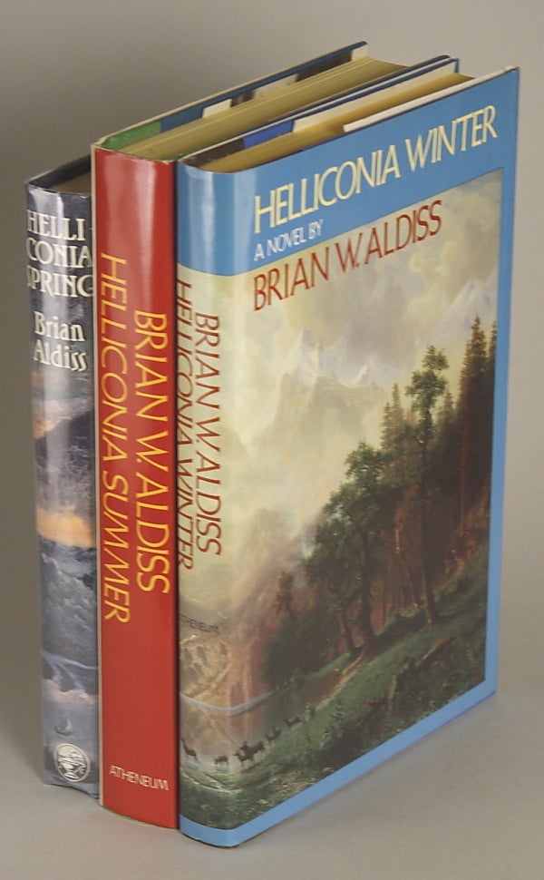 (#165499) THE HELLICONIA TRILOGY: HELLICONIA SPRING [with] HELLICONIA SUMMER [with] HELLICONIA WINTER. Brian Aldiss.