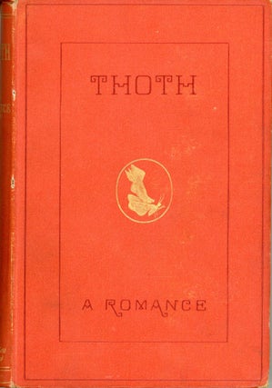 #165799) THOTH: A ROMANCE. Joseph Shield Nicholson