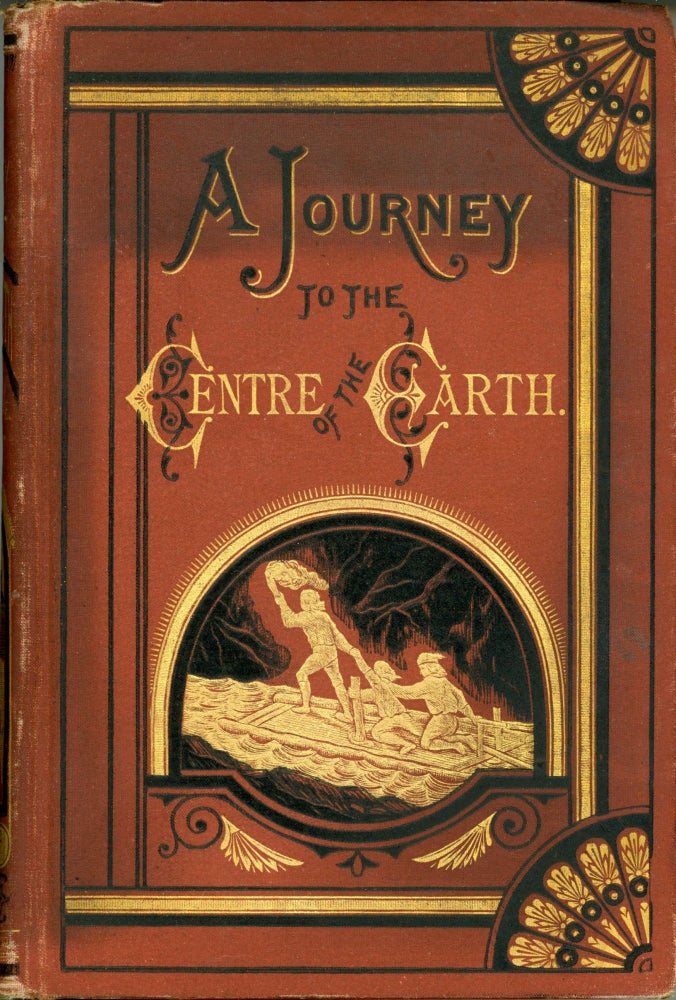 (#165801) A JOURNEY TO THE CENTRE OF THE EARTH, CONTAINING A COMPLETE ACCOUNT OF THE WONDERFUL AND THRILLING ADVENTURES OF THE INTREPID SUBTERRANEAN EXPLORERS, PROF. VON HARDWIGG, HIS NEPHEW HARRY, AND THEIR ICELANDIC GUIDE, HANS BJELKE ... Sold Only by Subscription. Jules Verne.