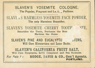 Slaven's Yosemite cologne ...
