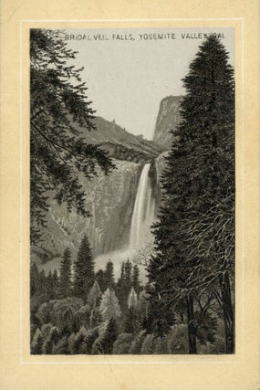 #165990) Bridal Veil Falls, Yosemite Valley, Cal. [caption title]. Advertising card, DAYTON SPICE...