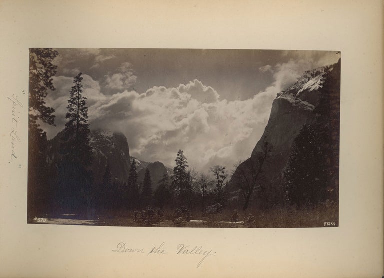 (#166000) [Yosemite Valley] Photographs of Yosemite Valley and the Mariposa Big Tree Grove [title supplied]. GEORGE FISKE.