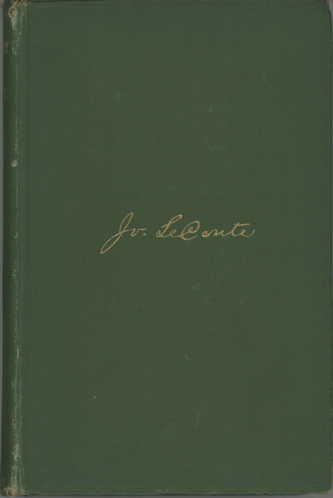 (#166091) The autobiography of Joseph Le Conte [i.e. LeConte] edited by William Dallam Armes. JOSEPH LeCONTE.
