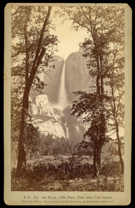#166311) [Yosemite Valley] Yosemite Falls, 2,634 Feet -- View from Camp Grove. Albumen print....