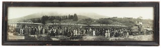 #166362) ORIGINAL PANORAMIC PHOTOGRAPH OF A 1918 OUTING ON THE MOUNT TAMALPAIS AND MUIR WOODS...