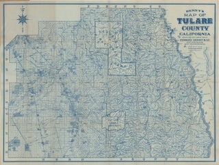 Denny's pocket map of Tulare County California showing wagon roads, railroads, trails, etc. compiled from latest official and private data. Published and for sale by Edward Denny & Co., Map Publishers[,] 1132 Shotwell St., San Francisco, Cal. [cover title].