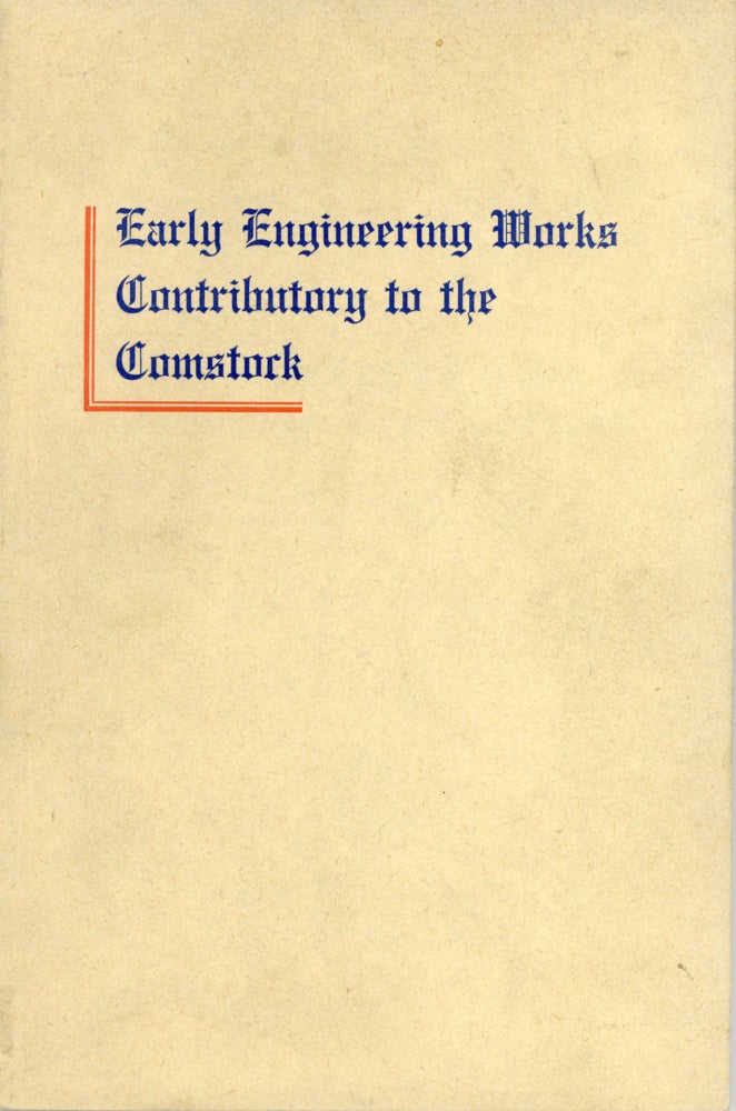 (#166462) Early engineering works contributory to the Comstock by John Debo Galloway ... Publication of the Nevada State Bureau of Mines and the Mackay School of Mines[.] Jay A. Carpenter, Director. JOHN DEBO GALLOWAY.