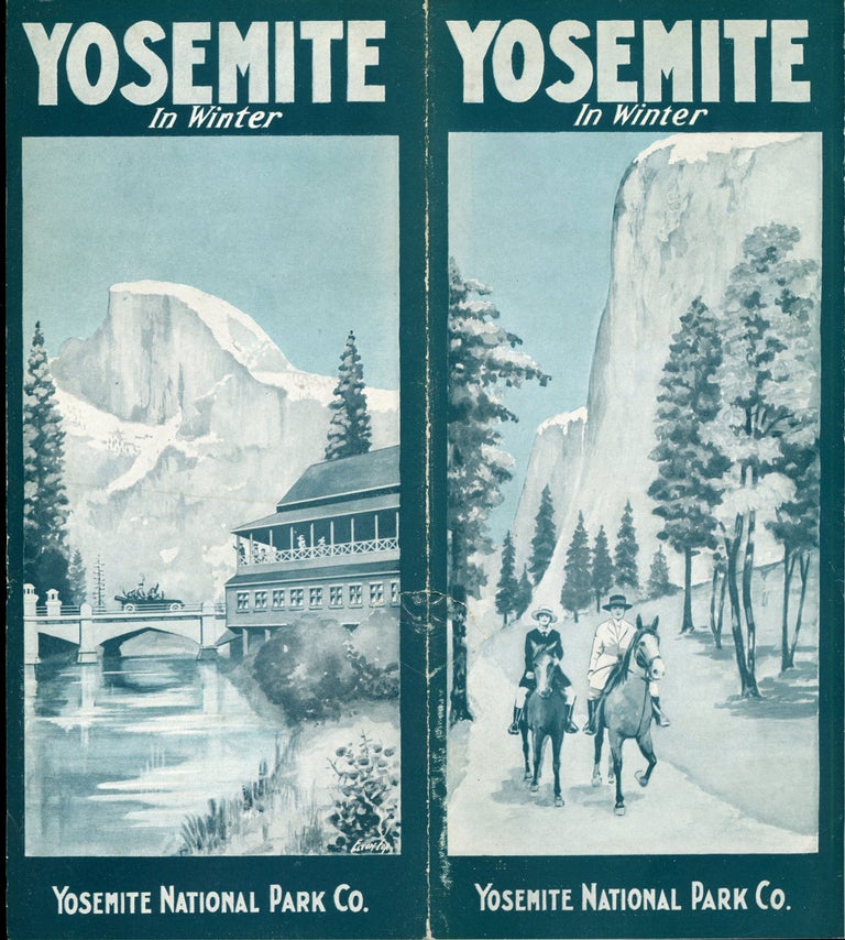 (#166481) Yosemite in winter [cover title]. YOSEMITE NATIONAL PARK CO.