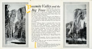 Yosemite Valley[.] Santa Fe [cover title].