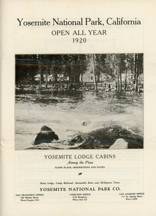 #166506) Yosemite National Park, California open all year 1920 Yosemite Lodge cabins among the...