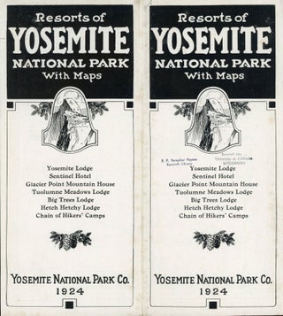#166519) Resorts of Yosemite National Park with maps Yosemite Lodge Sentinel Hotel Glacier Point...