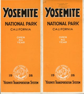 #166522) Yosemite National Park California open all year 1926 Yosemite Transportation System...