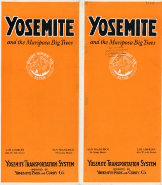 #166534) Yosemite and the Mariposa Big Trees[.] San Francisco 39 Geary Street Los Angeles 604 W....
