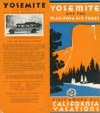 #166537) Yosemite and the Mariposa Big Trees[.] First among all California vacations [cover...