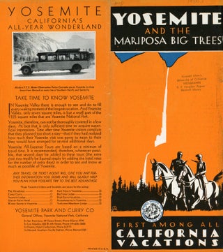 #166538) Yosemite and the Mariposa Big Trees[.] First among all California vacations [cover...