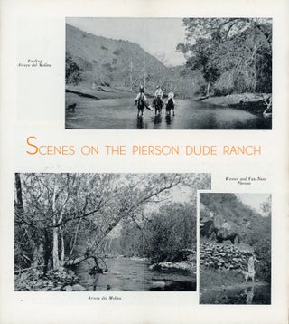 PIERSON DUDE RANCH WONDER VALLEY DELPIEDRA CALIFORNIA [cover title].