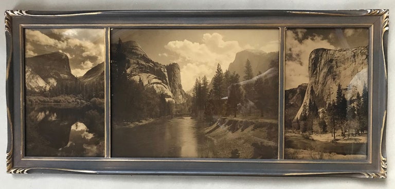 (#166560) [Yosemite Valley] Domes of Yosemite, Yosemite National Park. Three Orotone prints. ARTHUR CLARENCE PILLSBURY.