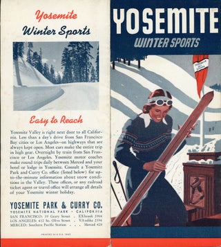 #166572) Yosemite Winter Sports [cover title]. YOSEMITE PARK AND CURRY COMPANY