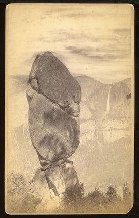 #166644) [Yosemite Valley] "Agassiz Column, Yosemite Valley, going up the trail." Albumen print....