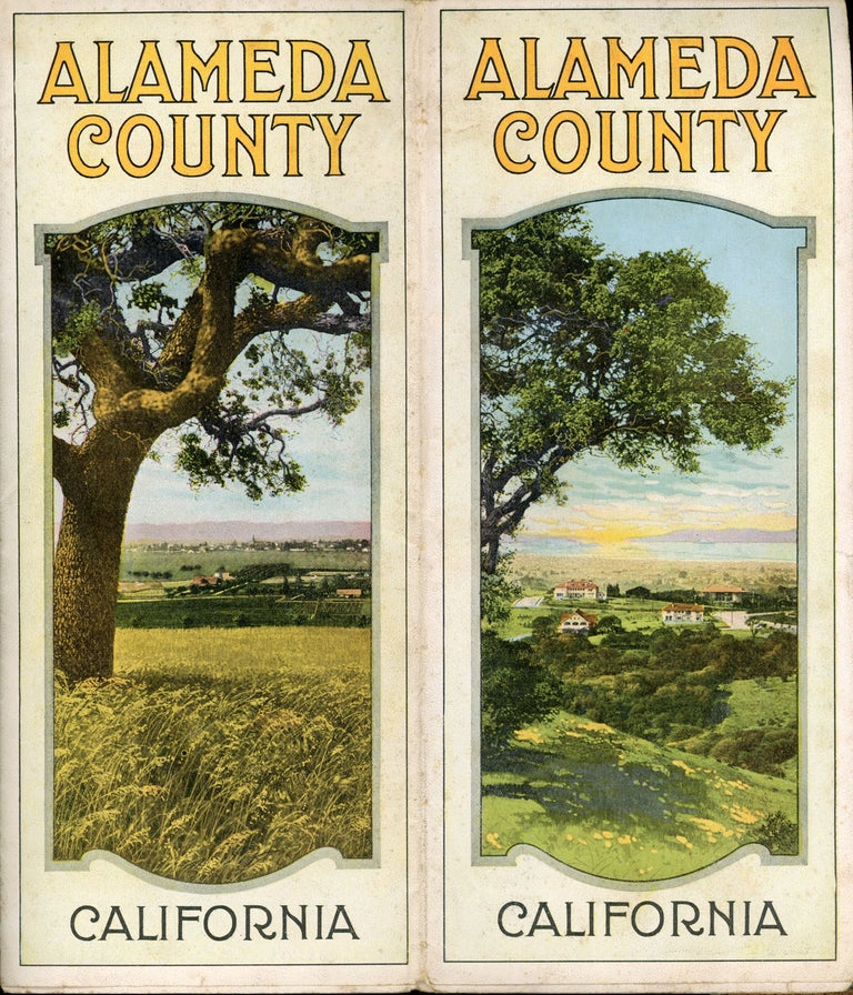 (#166661) ALAMEDA COUNTY CALIFORNIA ... [cover and caption title]. California, Alameda County, Kelley-Davis Co., Sierra Art, Engraving Co, designer J. J. Rhea, Engraving Co.
