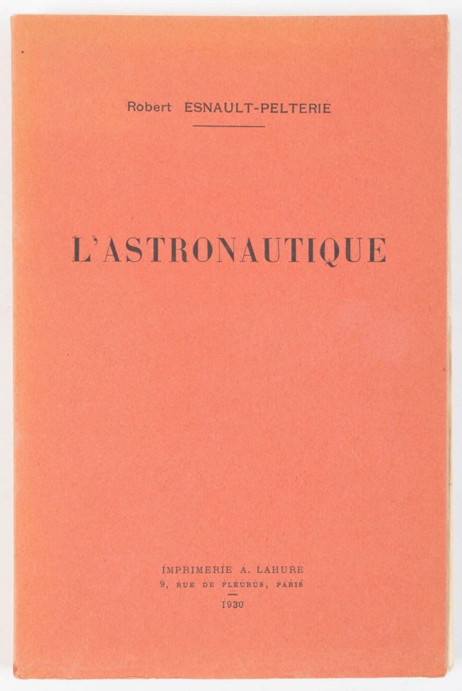 (#166666) L'ASTRONAUTIQUE. Robert Esnault-Pelterie.
