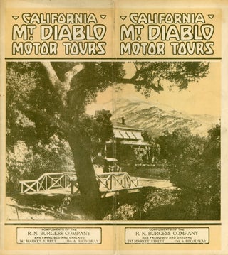 #166677) CALIFORNIA MT. DIABLO MOTOR TOURS ... [cover title]. California, Contra Costa County,...