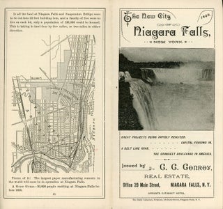 #166678) THE NEW CITY OF NIAGARA FALLS, NEW YORK ... ISSUED BY C. C. CONROY, REAL ESTATE, OFFICE...