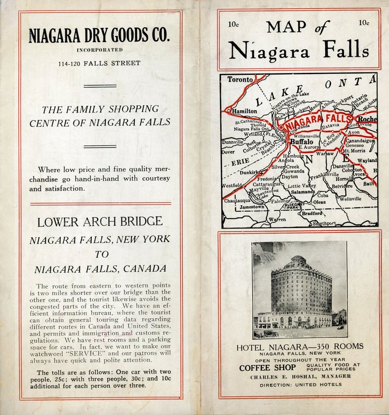 (#166679) CITY OF NIAGARA FALLS, N. Y. PUBLISHED BY GLEN HARRIS[,] NIAGARA FALLS, N. Y. Niagara Falls, Glen Harris.