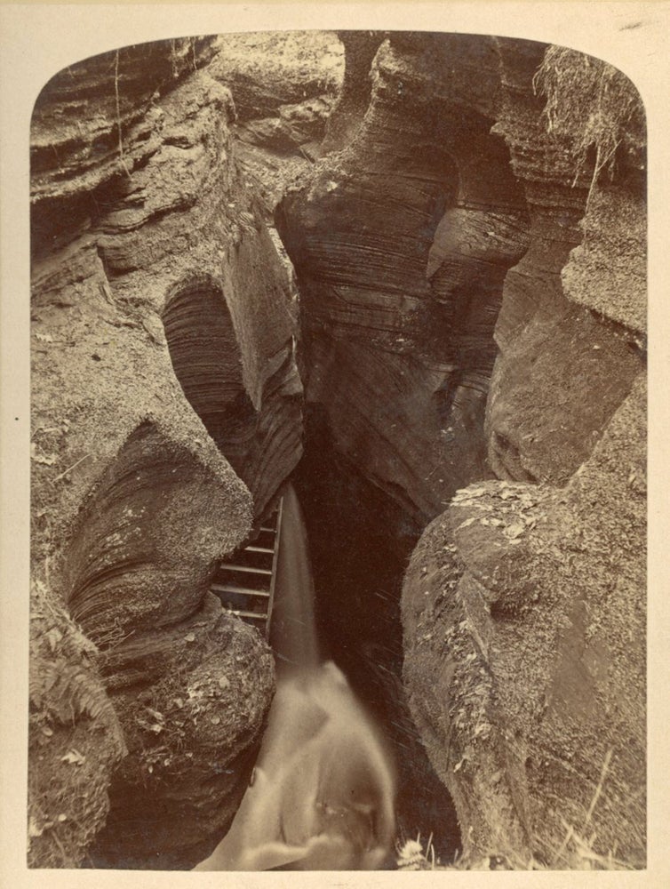 (#166690) EIGHT PHOTOGRAPHIC VIEWS OF THE DELLS OF THE WISCONSIN. Albumen prints. Wisconsin, The Dells of the Wisconsin River.