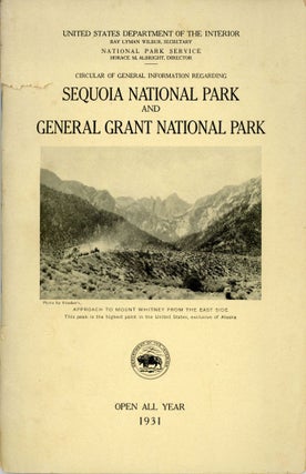 #166721) Circular of general information regarding Sequoia National Park and General Grant...