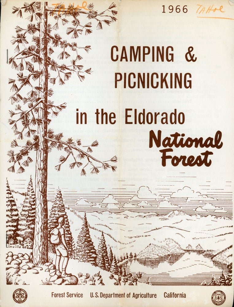 (#166745) Camping & picnicking in the Eldorado National Forest Forest Service U.S. Department of Agriculture California [cover title]. California, National Forests, Eldorado National Forest.