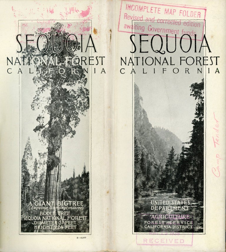(#166805) Sequoia National Forest California ... United States Department of Agriculture Forest Service California District [cover title]. UNITED STATES. DEPARTMENT OF AGRICULTURE. FOREST SERVICE. CALIFORNIA DISTRICT.