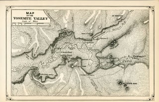 #166809) Map of the Yosemite Valley. Yosemite, UNIDENTIFIED