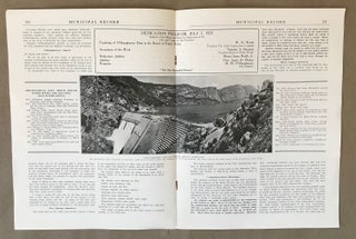 Municipal Record, City and County of San Francisco. O'Shaughnessy Dam dedication number. San Francisco, Thursday, July 19, 1923, vol. XVI, no. 29.