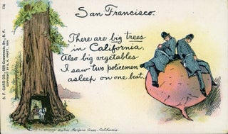 #166921) [Yosemite; Mariposa Grove] 24 postcards, all showing scenes in the Mariposa Grove of Big...