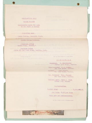 #166980) ONEOTA-NEVADA GOLD MINING COMPANY INCORPORATED UNDER THE LAWS OF THE STATE OF NEVADA...