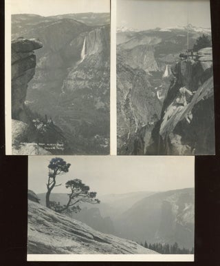 #167005) 40 REAL PHOTO POSTCARDS OF YOSEMITE VALLEY AND THE MARIPOSA GROVE OF BIG TREES, PROBABLY...
