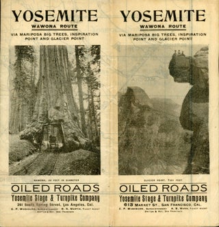 #167006) Yosemite Wawona route via Mariposa big trees, Inspiration Point and Glacier Point ......