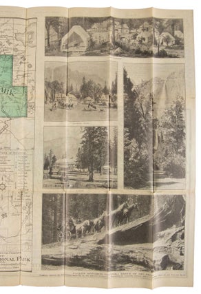 Yosemite Wawona route via Mariposa big trees, Inspiration Point and Glacier Point ... Oiled roads[.] Yosemite Stage & Turnpike Company ... [cover title].