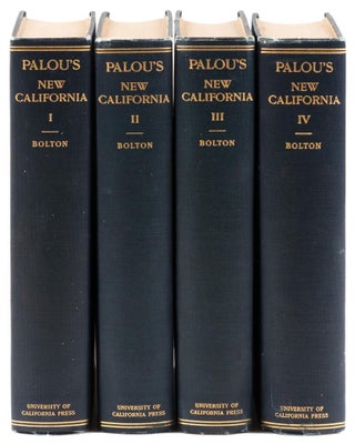 #167033) HISTORICAL MEMOIRS OF NEW CALIFORNIA BY FRAY FRANCISCO PALÓU, O. F. M. TRANSLATED INTO...