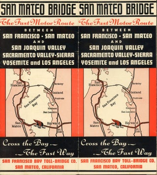 #167075) San Mateo Bridge the fast motor route between San Francisco, San Mateo and San...