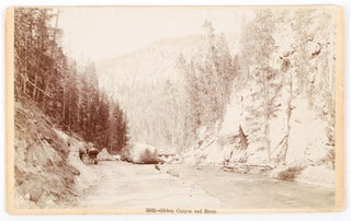 #167107) GIBBON CANYON AND RIVER. No. 3563. Gelatin silver print. Yellowstone National Park,...