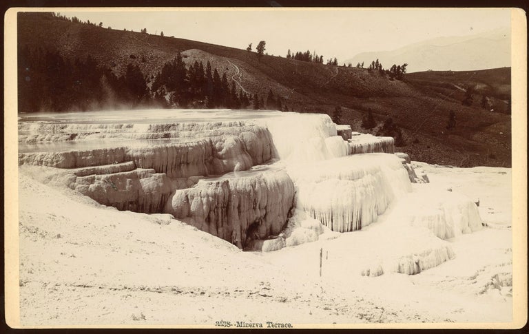 (#167114) MINERVA TERRACE. No. 3538. Gelatin silver print. Yellowstone National Park, Frank Jay Haynes.