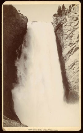 #167116) GREAT FALLS OF THE YELLOWSTONE. No. 3660. Gelatin silver print. Yellowstone National...
