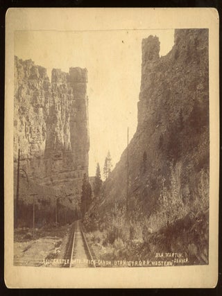 #167124) CASTLE GATE, PRICE CANYON, UTAH. D. & R. G. R. R. WESTERN. BY A. MARTIN , DENVER. No....
