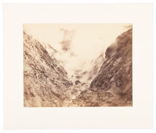 #167127) GEYSER CANYON, FROM DEVIL'S PULPIT. No. A 382. Albumen print. California, Sonoma County,...