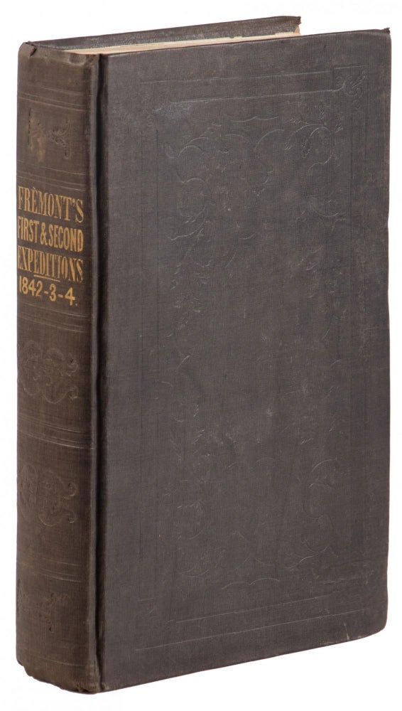 (#167145) Report of the exploring expedition to the Rocky Mountains in the year 1842, and to Oregon and north California in the years 1843-'44. By Brevet Captain J. C. Frémont, of the Topographical Engineers, under the orders of Col. J. J. Abert, Chief of the Topographical Bureau. Printed by order of the Senate of the United States. JOHN CHARLES FRÉMONT.