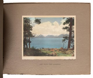 BEAUTIFUL LAKE TAHOE A SELECTION OF HAND COLORED PRINTS FROM THE STUDIO OF HAROLD A. PARKER TAHOE TAVERN LAKE TAHOE AND PASADENA CALIFORNIA [title from inside front cover].