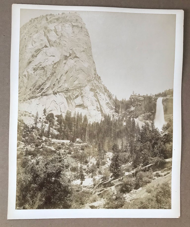 (#167153) CALIFORNIA AND OREGON: YOSEMITE VALLEY, MONTEREY, NORTHERN CALIFORNIA, PORTLAND, OREGON, COLUMBIA RIVER. 29 albumen photographs, circa late 1880s -- early 1890s, all probably after 1887. George Fiske, Charles Wallace Jacob Johnson.